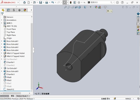 体验SOLIDWORKS 2024 旋转反侧切除增强